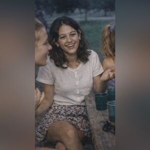 Liz Claiborne Cream Knit shirt style Cardigan